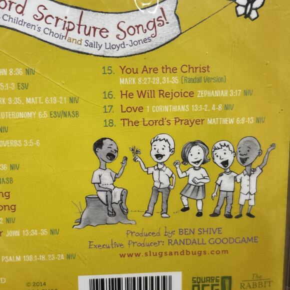 SING THE BIBLE Randall Goodgame Slugs & Bugs Kids Christian Music 18 Song CD NEW - Picture 6 of 6